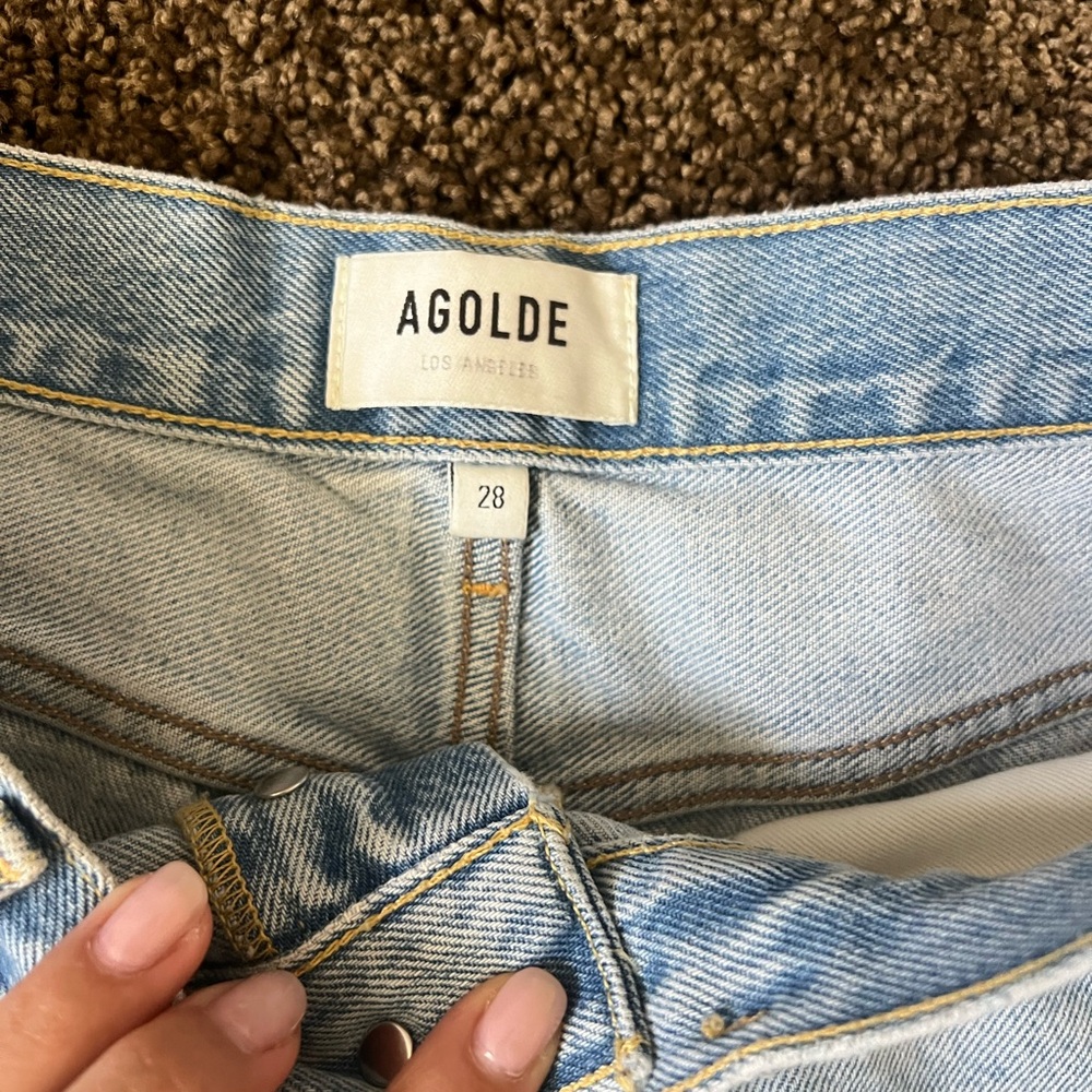 Agolde Parker Short In Color Swapmeet - image 3